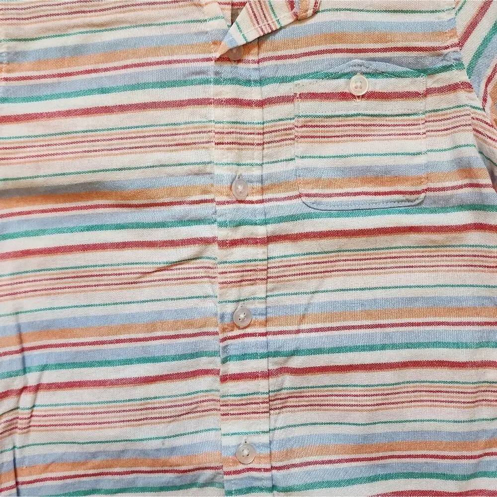 Baby Gap Boy's Multi-Color Striped Long Sleeve Casual Button Down Shirt Size 3
